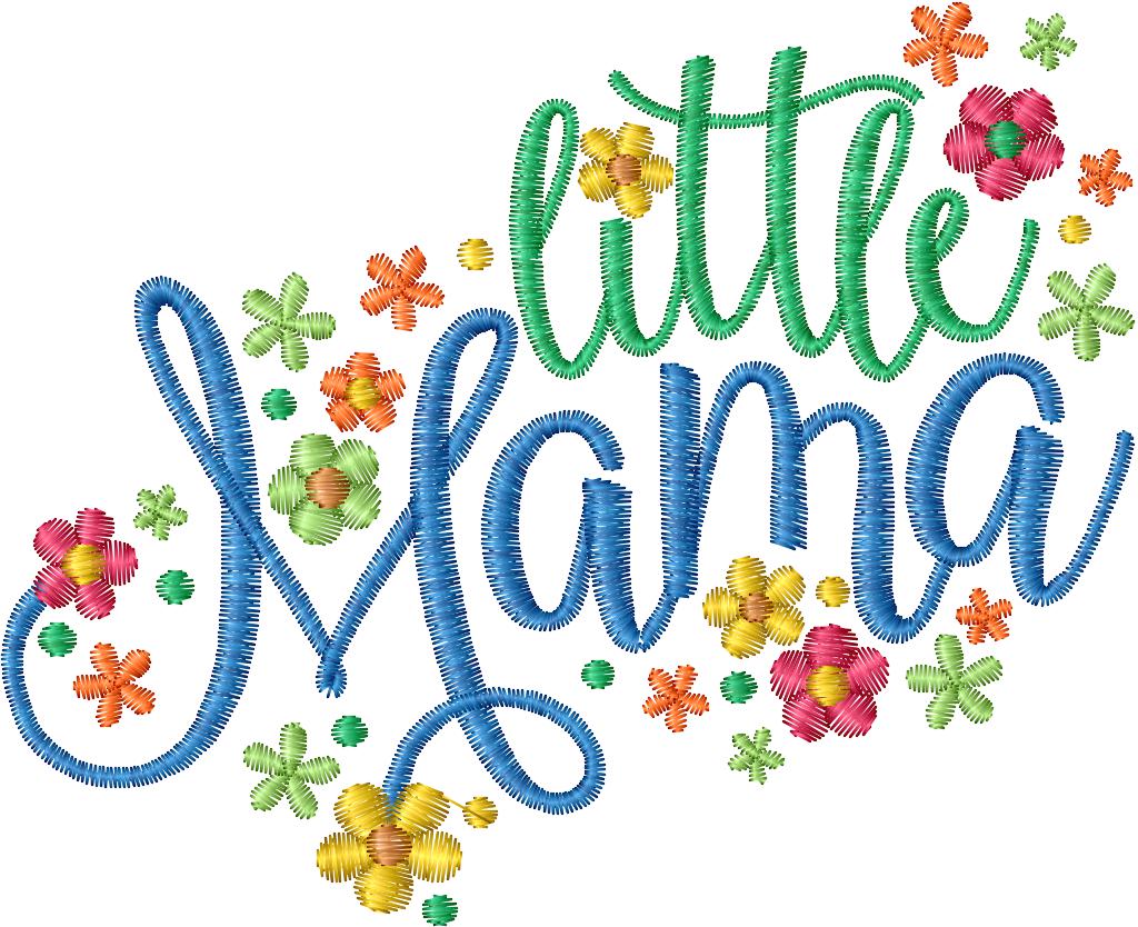 LITTLE MAMA - Girl's Short Sleeve Ruffle Bodysuit