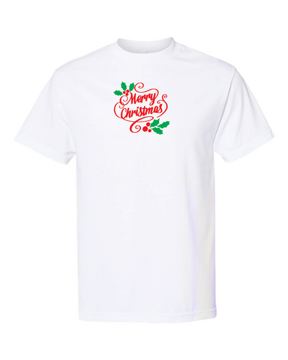 Merry Christmas - Heavy Weight Tee Shirt