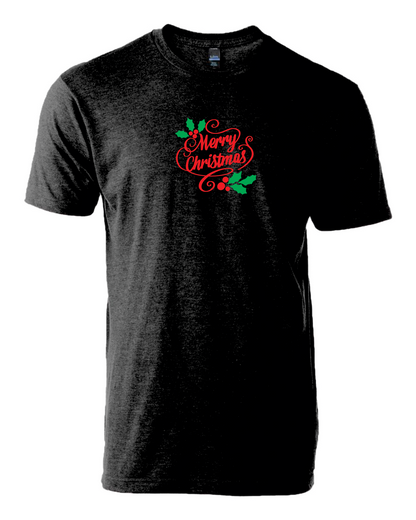 Merry Christmas - Unisex Tee with Tear-Away Tag