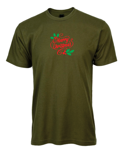 Merry Christmas - Unisex Tee with Tear-Away Tag