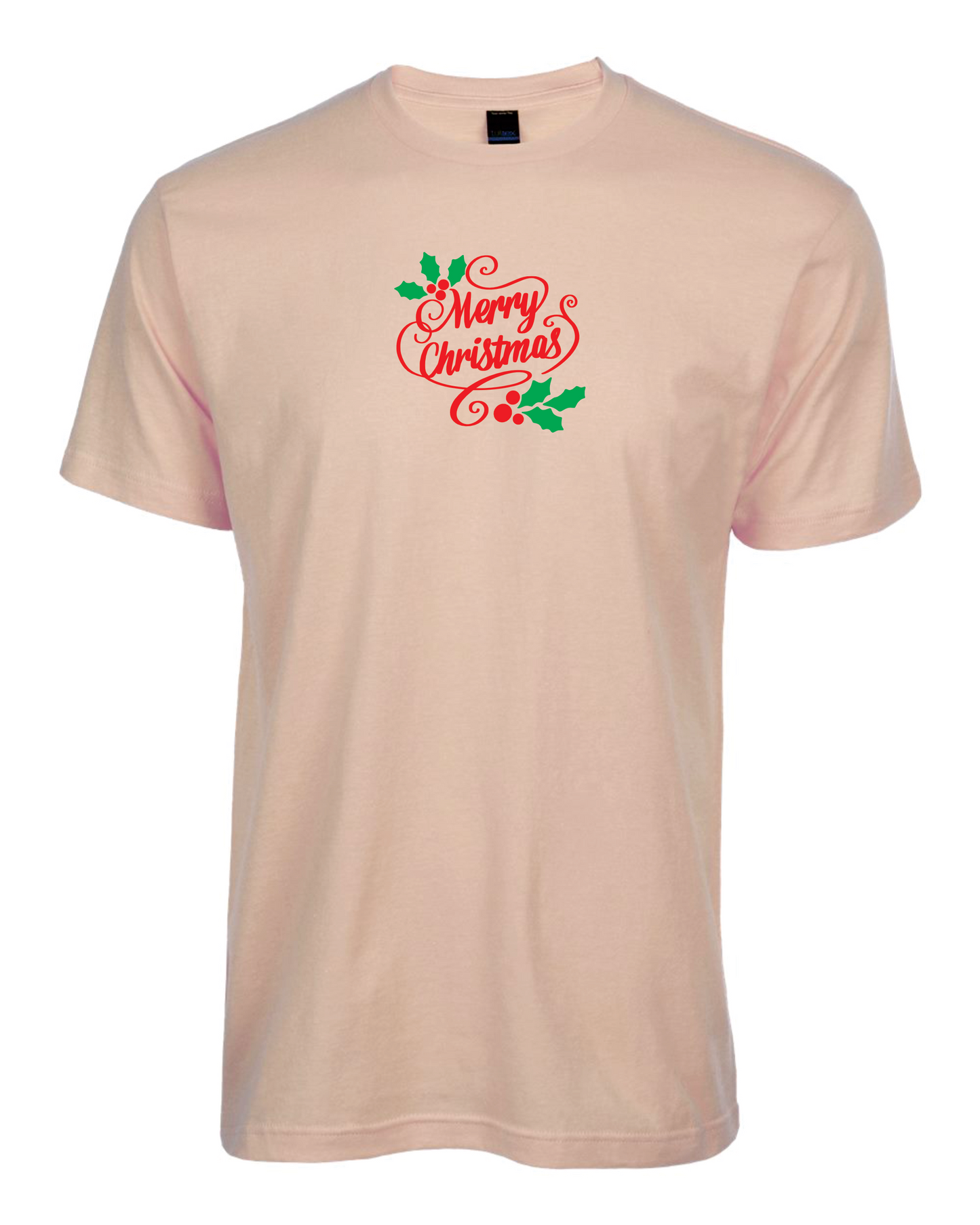 Merry Christmas - Unisex Tee with Tear-Away Tag