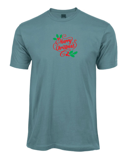 Merry Christmas - Unisex Tee with Tear-Away Tag