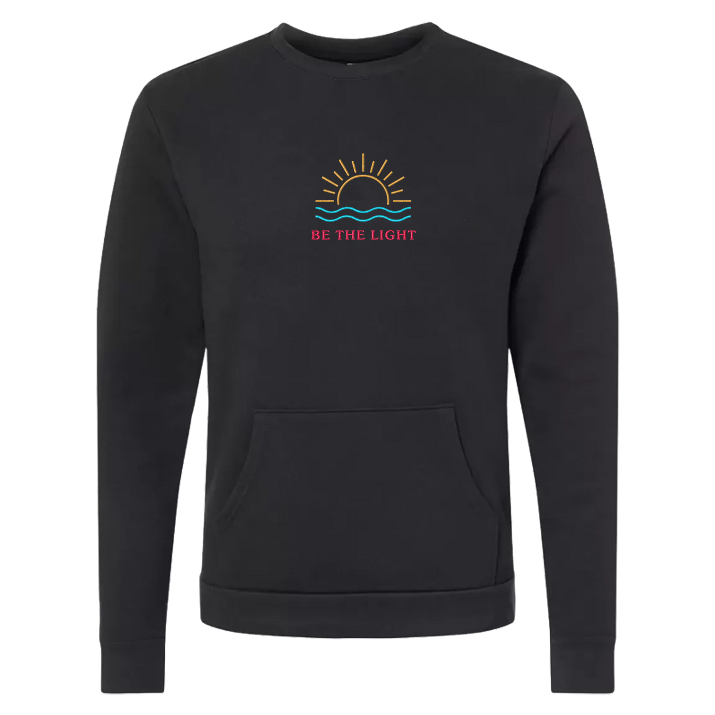 BE THE LIGHT - Unisex Crew with Pocket