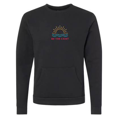 BE THE LIGHT - Unisex Crew with Pocket