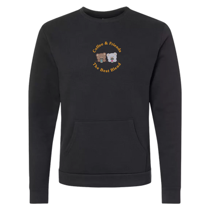 COFFEE AND FRIENDS THE BEST BLEND - Unisex Crew with Pocket