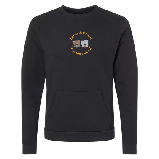 COFFEE AND FRIENDS THE BEST BLEND - Unisex Crew with Pocket