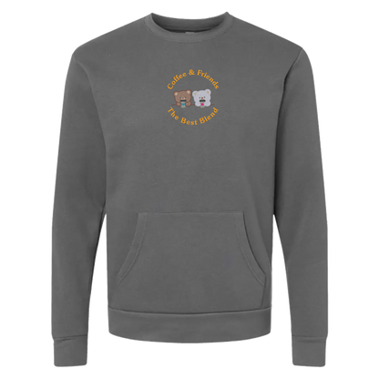 COFFEE AND FRIENDS THE BEST BLEND - Unisex Crew with Pocket