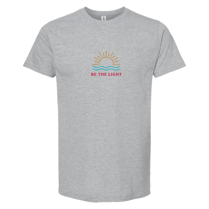 BE THE LIGHT - Unisex Tee with Tear-Away Tag