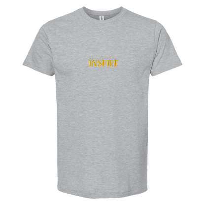 DREAM CREATE SHARE INSPIRE - Unisex Tee with Tear-Away Tag