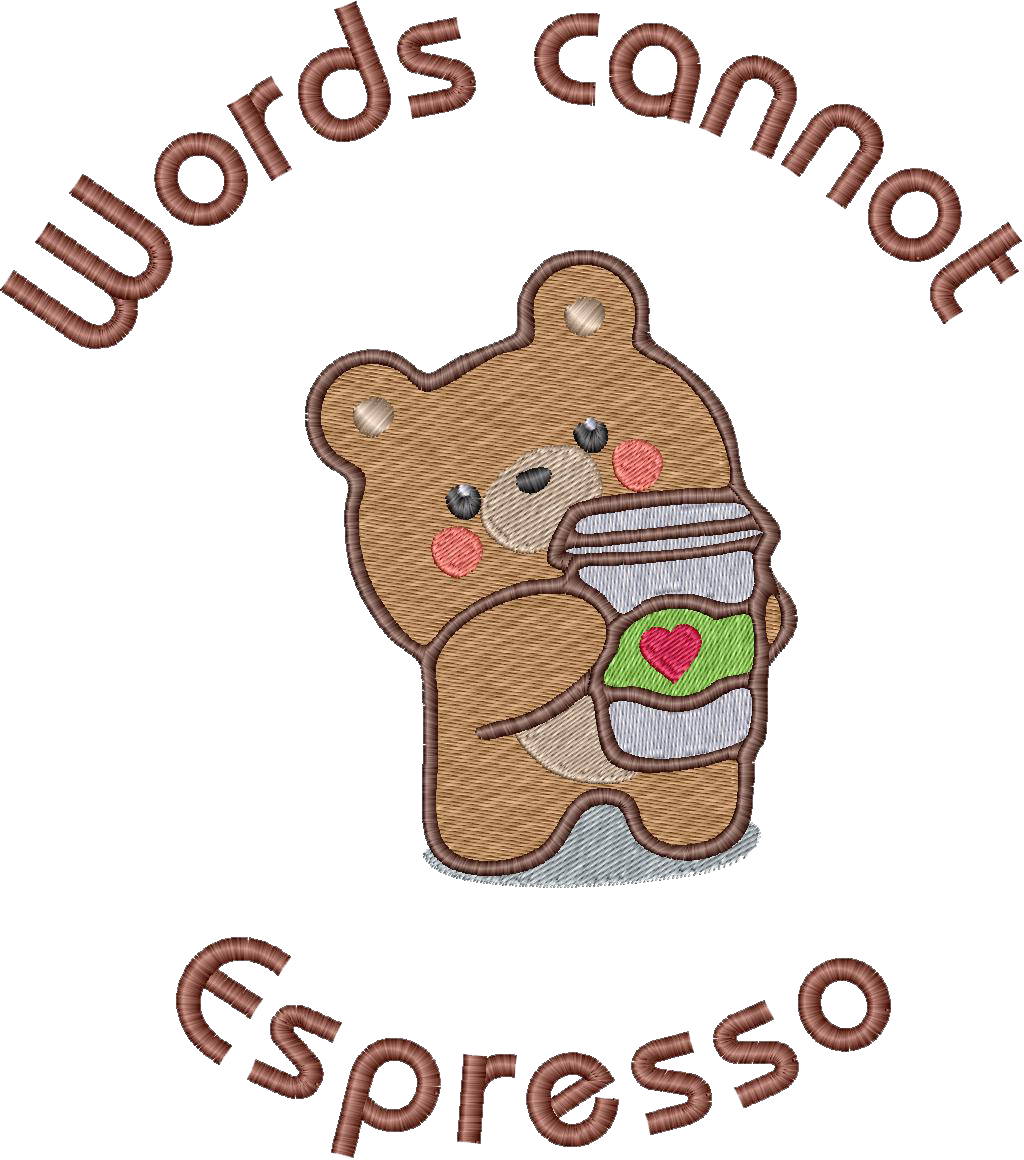 WORDS CANNOT ESPRESSO - Unisex Tee with Tear-Away Tag