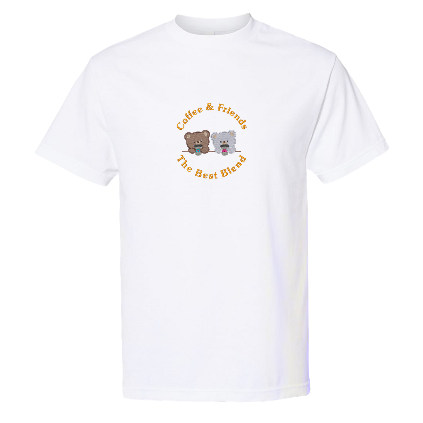 COFFEE AND FRIEND THE BEST BLEND - Heavyweight T-Shirt