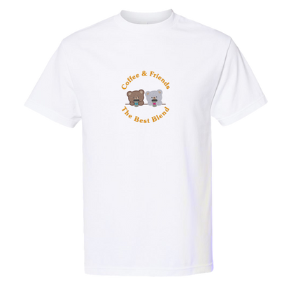 COFFEE AND FRIEND THE BEST BLEND - Heavyweight T-Shirt