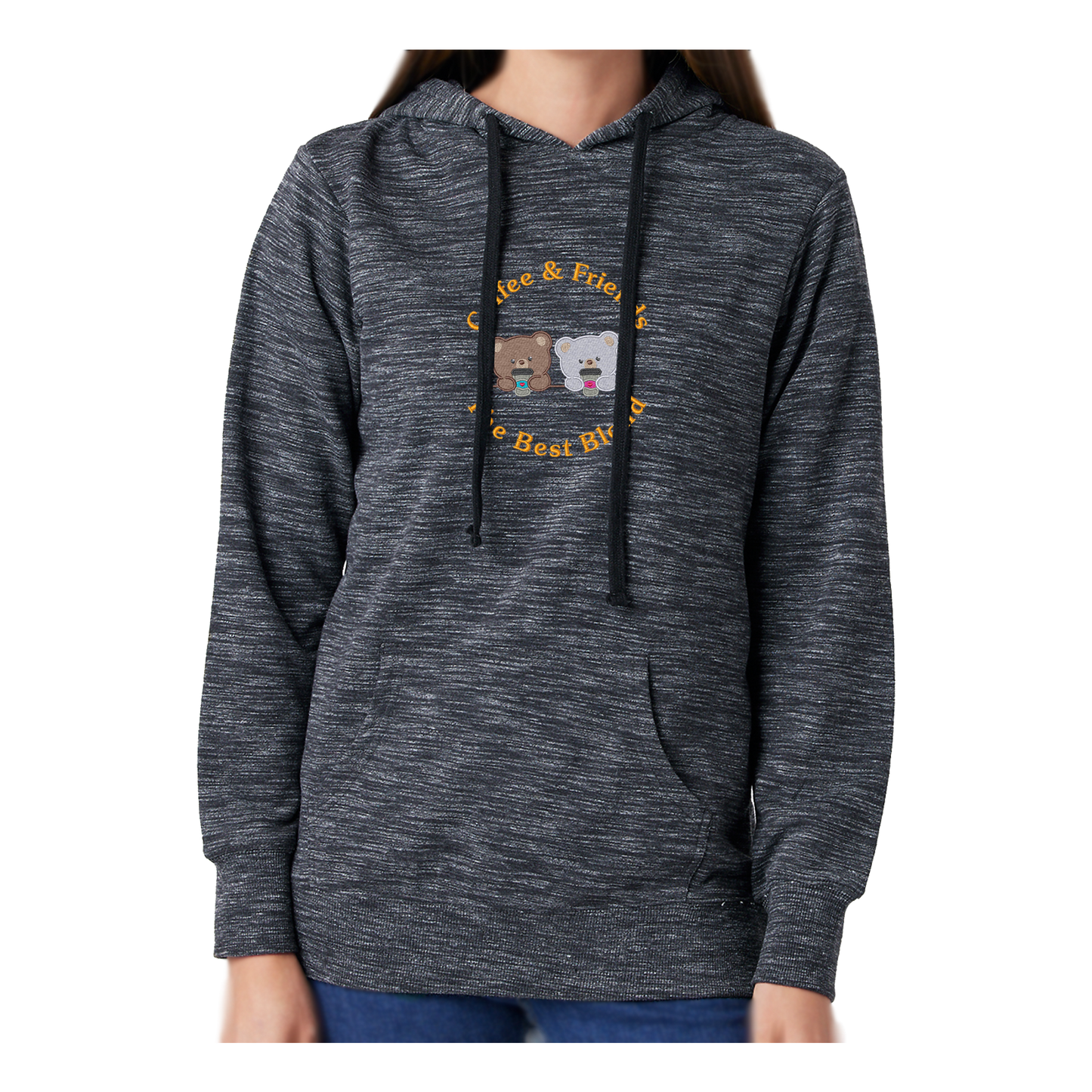 COFFEE AND FRIENDS THE BEST BLEND - Women's French Terry Hoodie