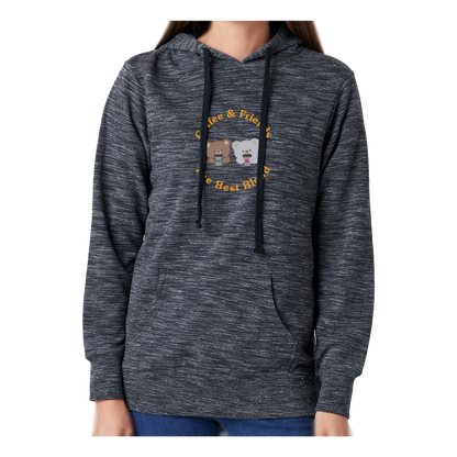 COFFEE AND FRIENDS THE BEST BLEND - Women's French Terry Hoodie