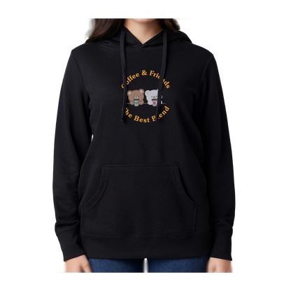 COFFEE AND FRIENDS THE BEST BLEND - Women's French Terry Hoodie