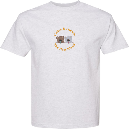 COFFEE AND FRIEND THE BEST BLEND - Heavyweight T-Shirt