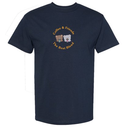 COFFEE AND FRIEND THE BEST BLEND - Heavyweight T-Shirt