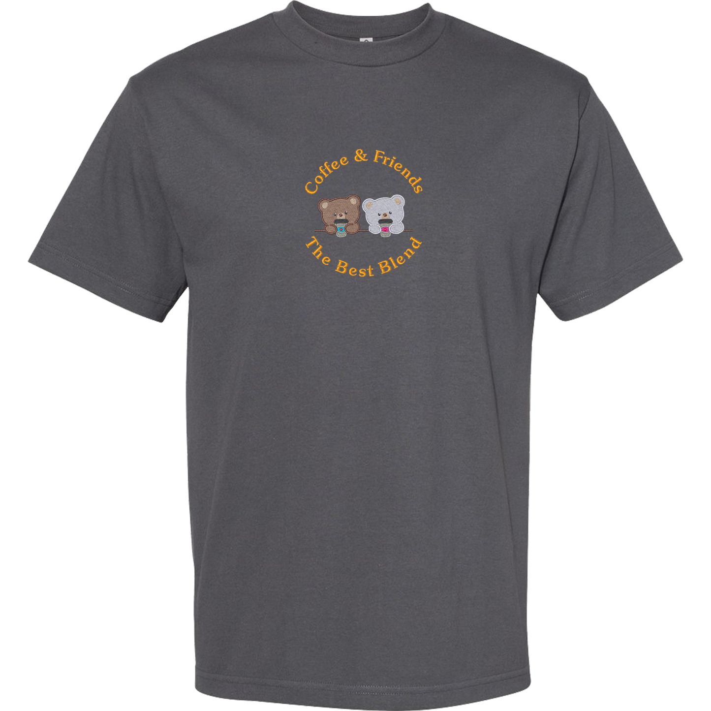 COFFEE AND FRIEND THE BEST BLEND - Heavyweight T-Shirt
