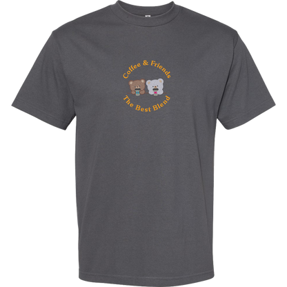 COFFEE AND FRIEND THE BEST BLEND - Heavyweight T-Shirt