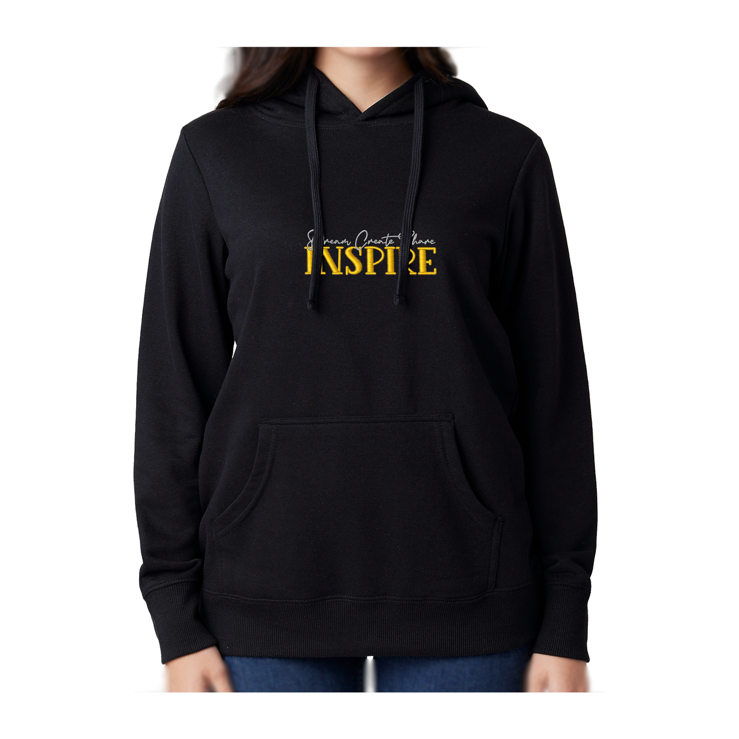 DREAM CREATE SHARE INSPIRE - Women's French Terry Hoodie