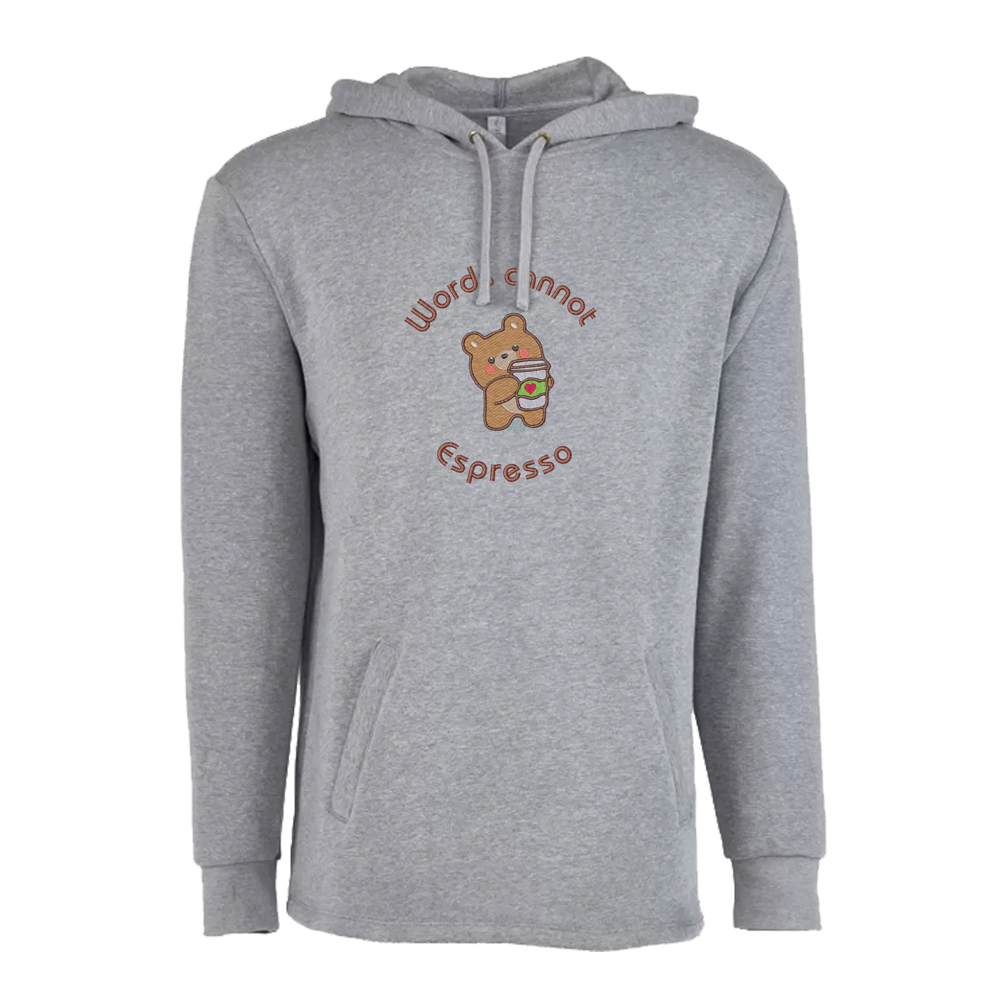 WORDS CANNOT ESPRESSO - Unisex PCH Pullover Hoody