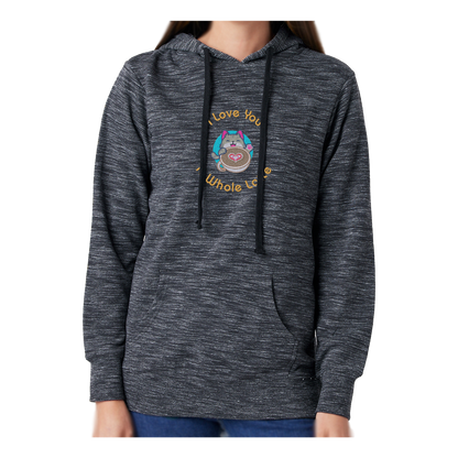 I LOVE YOU A WHOLE LATTE - Women's French Terry Hoodie