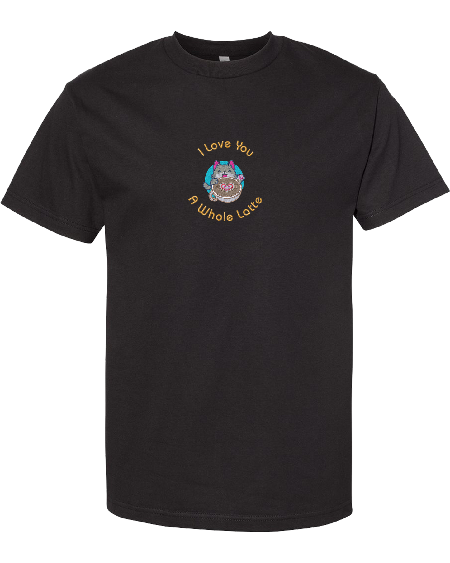I LOVE YOU A WHOLE LATTE - Heavyweight T-Shirt