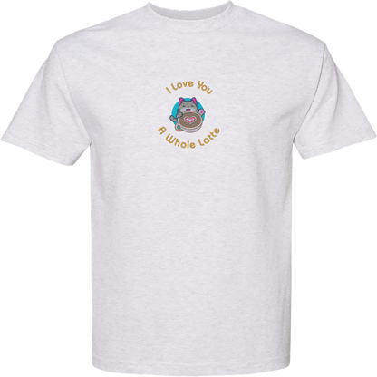 I LOVE YOU A WHOLE LATTE - Heavyweight T-Shirt