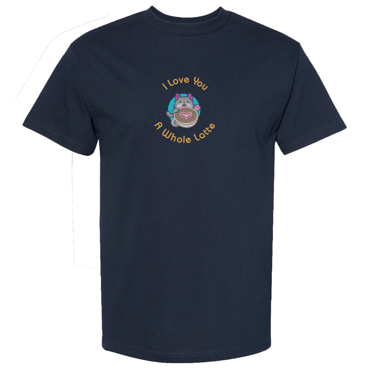 I LOVE YOU A WHOLE LATTE - Heavyweight T-Shirt