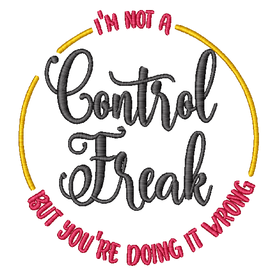 I'M NOT A CONTROL FREAK BUT YOU'RE DOING IT WRONG - Unisex Crew with Pocket