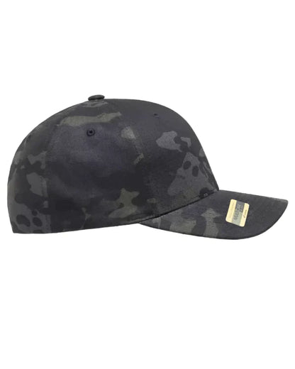 USA FLAG - Multicam Black Wooly Combed Hat