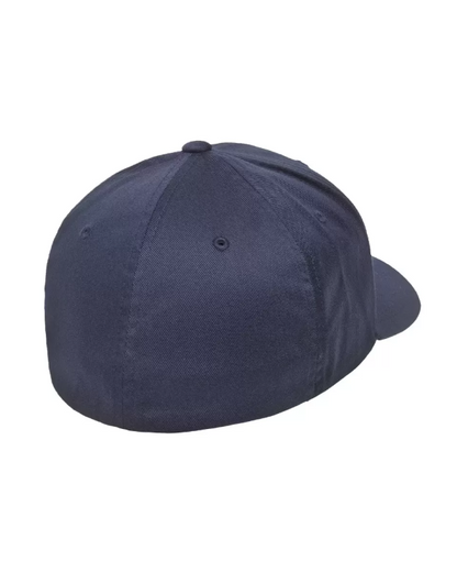 USA FLAG - Solid Navy Wooly Combed Hat