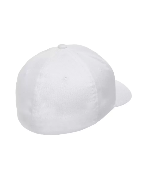 USA FLAG - Solid White Wooly Combed Hat