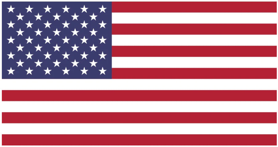 USA FLAG - Solid Silver Wooly Combed Hat