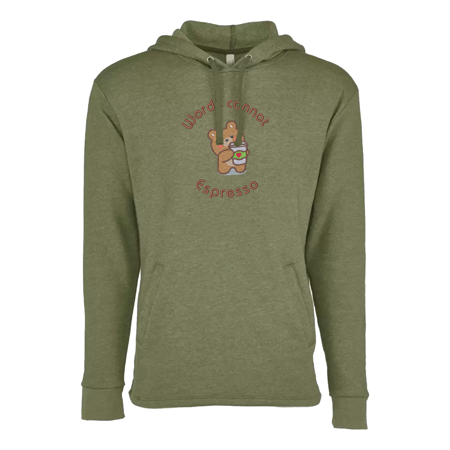 WORDS CANNOT ESPRESSO - Unisex PCH Pullover Hoody